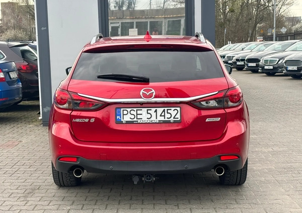 Mazda 6 cena 75900 przebieg: 98070, rok produkcji 2016 z Piechowice małe 436